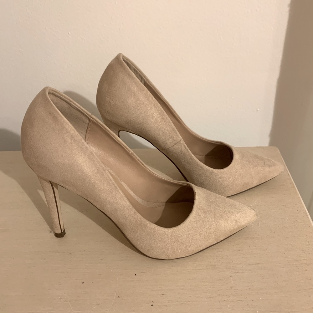 Call It Spring pumps. Cream colored. Size 6.